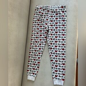 Roller Rabbit Kids Pajama Pants Size 12 Holiday Elephant Print 100% Cotton Unise
